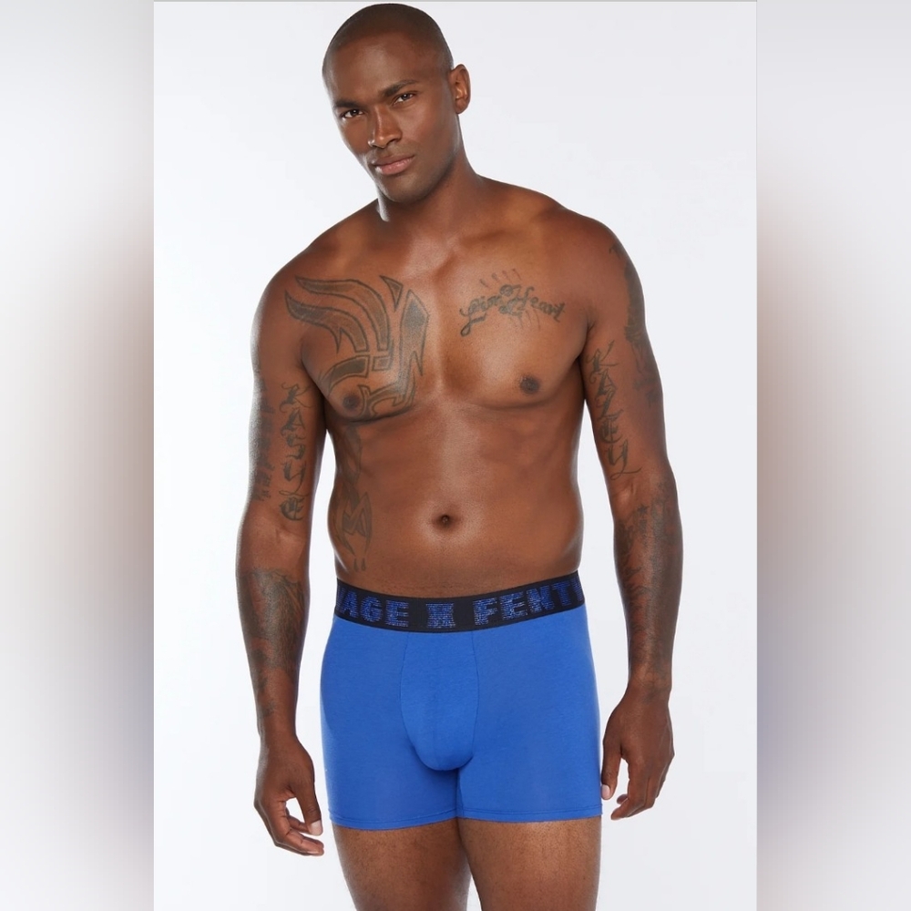 NWT Savage x Fenty Savage X Boxer Briefs Size XXXL Color Blue/Black
